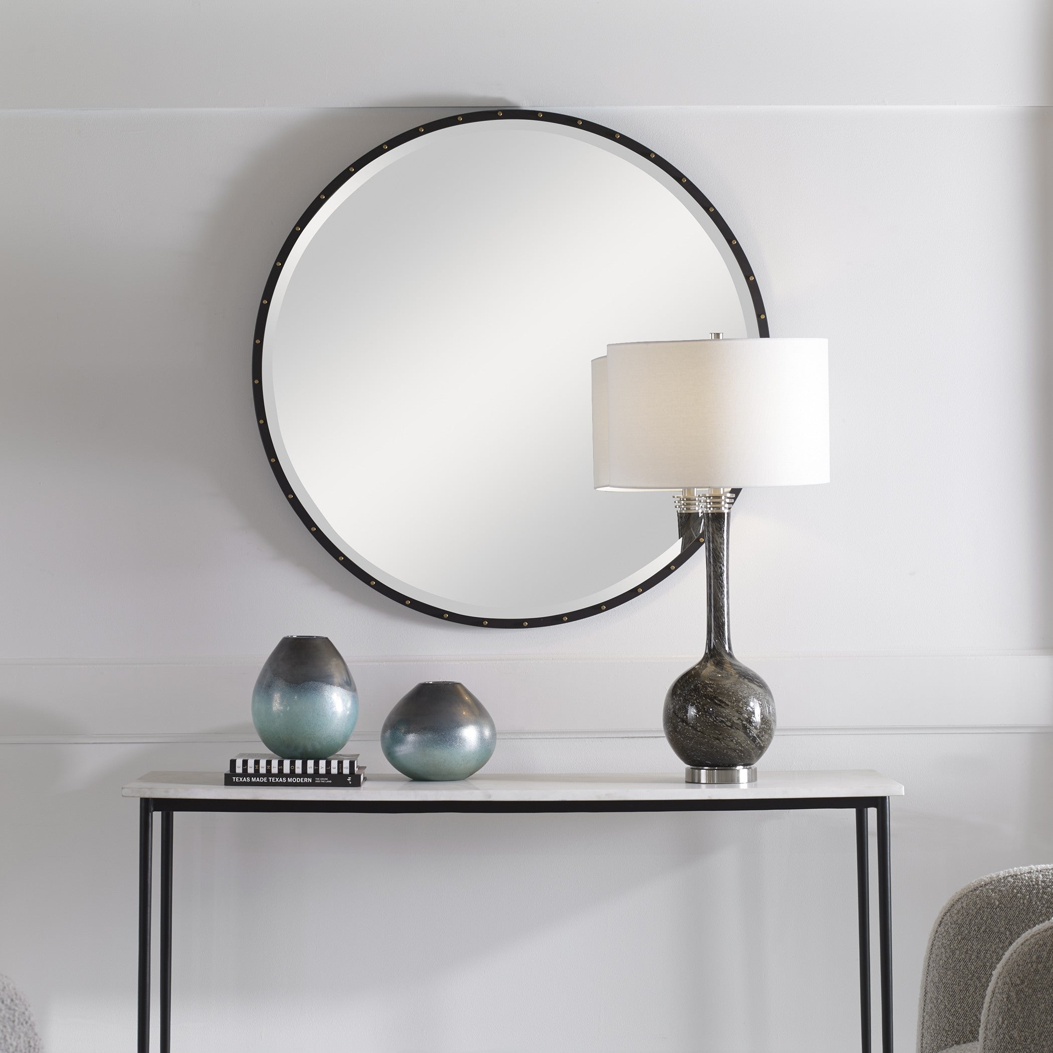 Benedo Round Mirror by Uttermost