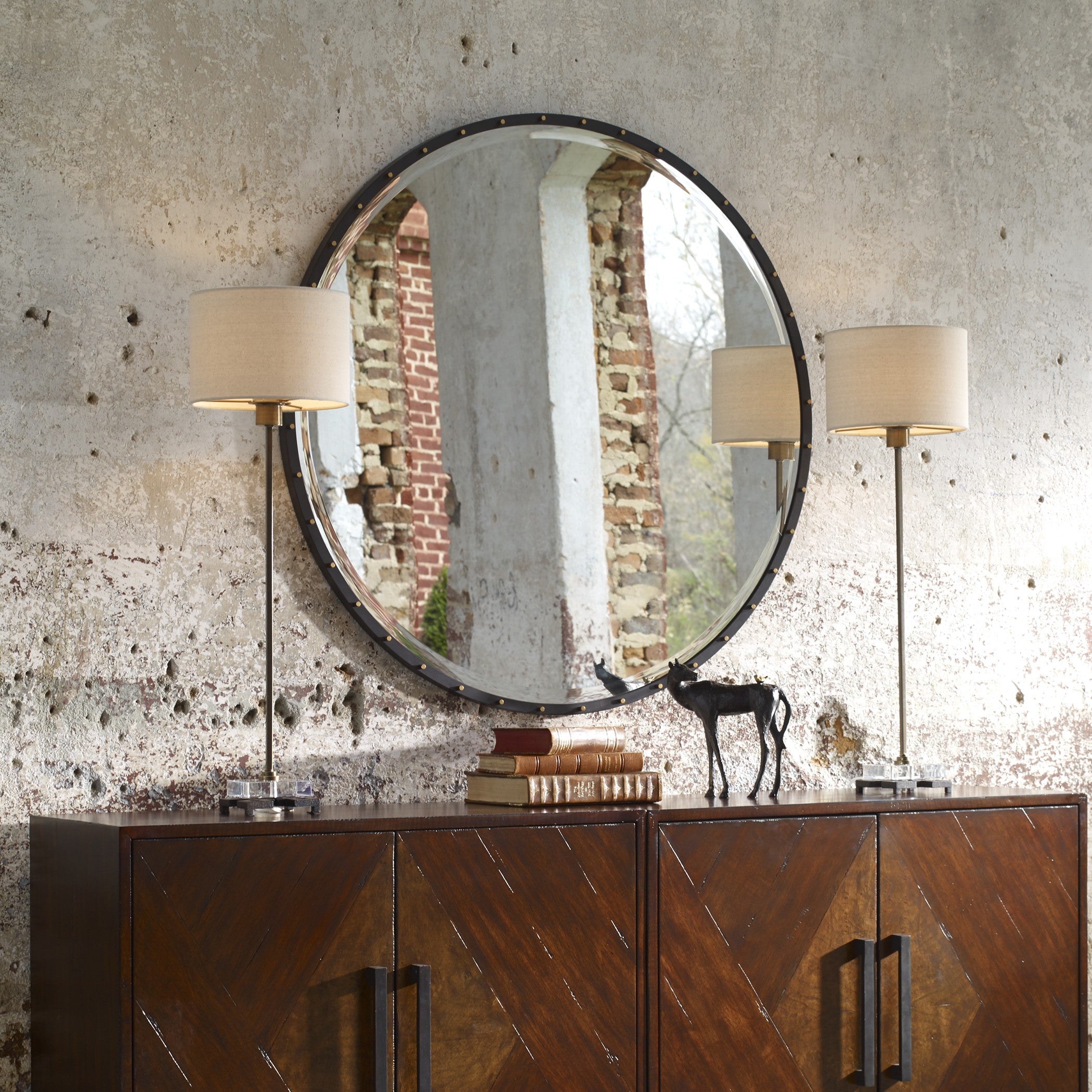 Benedo Round Mirror by Uttermost
