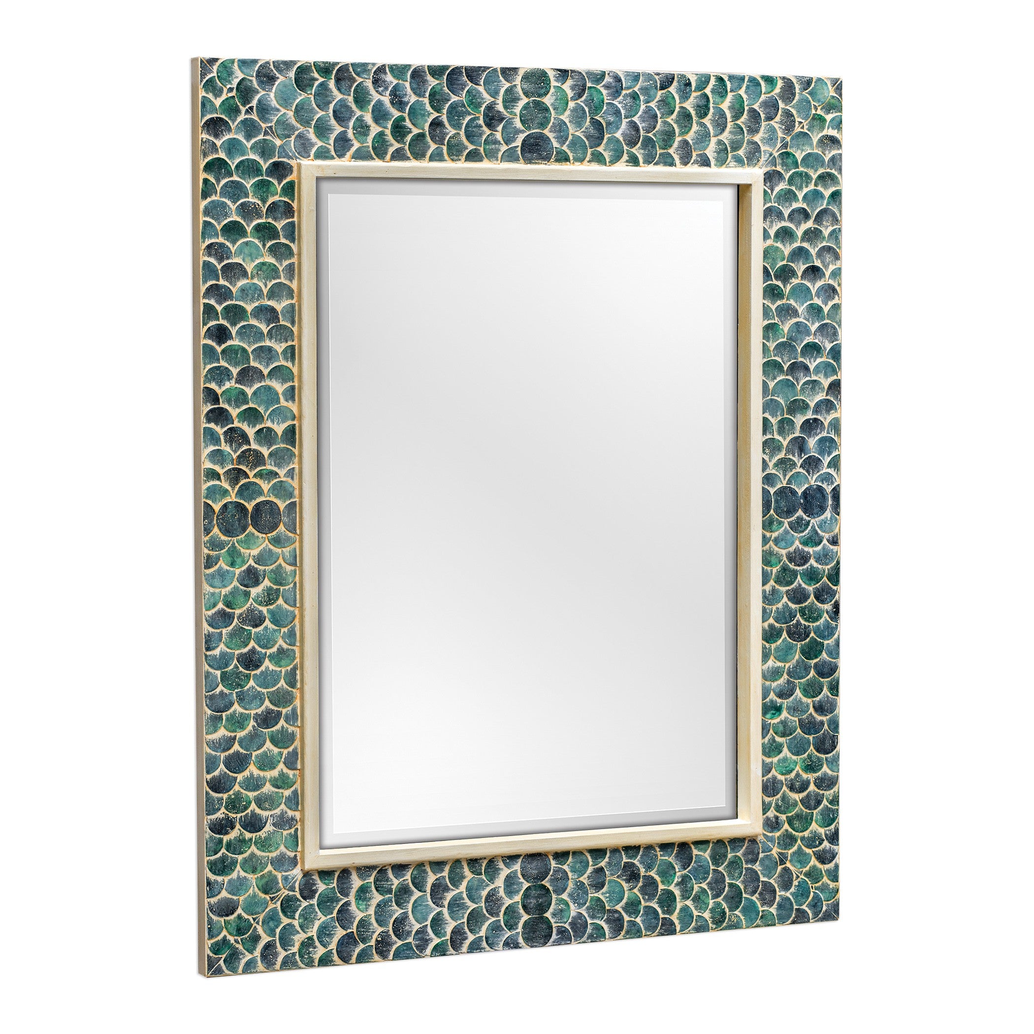 Makaria Coastal Blue Mirror by Uttermost