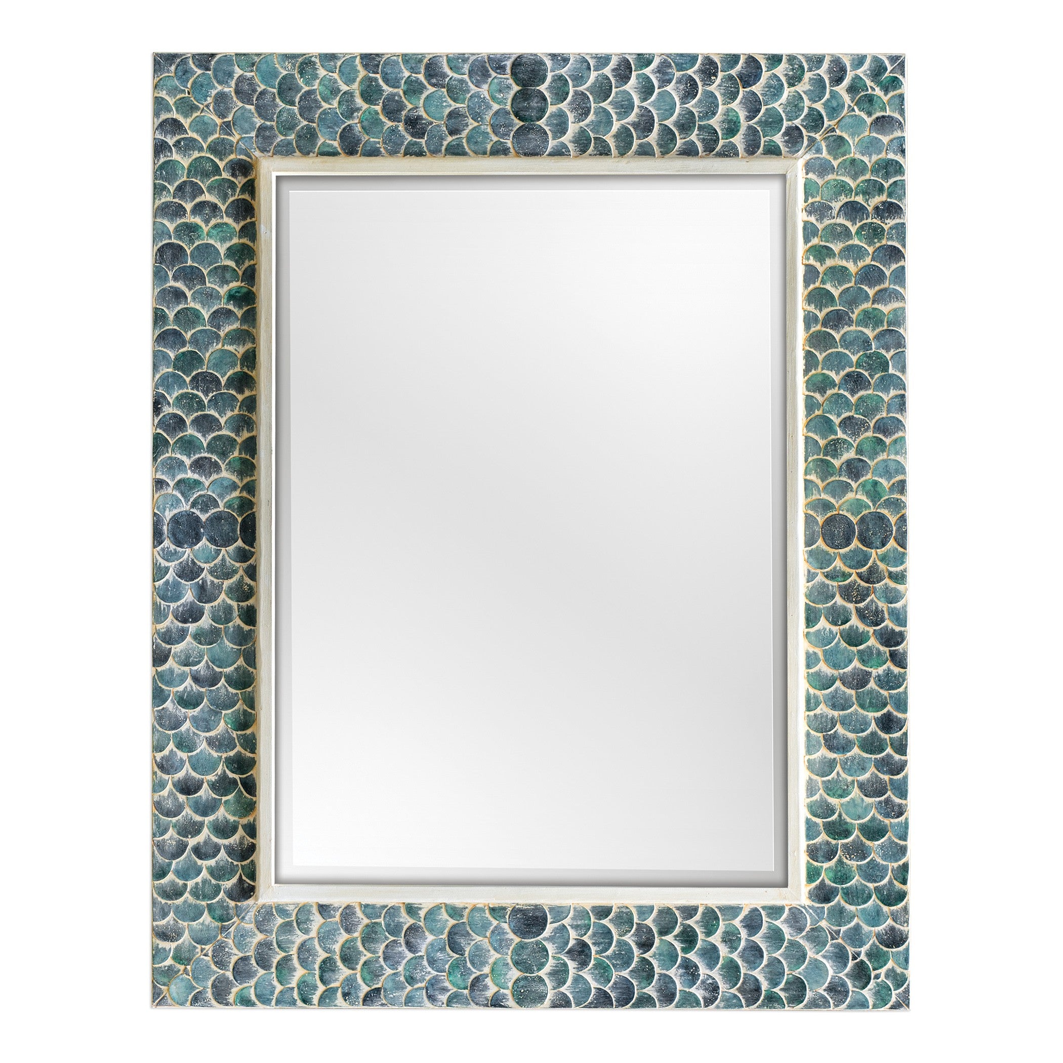 Makaria Coastal Blue Mirror by Uttermost