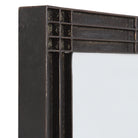 Gower Aged Black Vanity Mirror by Uttermost