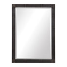 Gower Aged Black Vanity Mirror by Uttermost