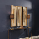 Palma Gold Leaf Shadow Box - Set of 3 by Uttermost