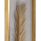 Palma Gold Leaf Shadow Box - Set of 3 by Uttermost