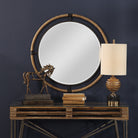 Melville Coastal Round Mirror by Uttermost