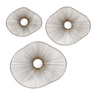 Avarie Gold Metal Wall Art - Set of 3 by Uttermost