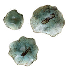 Teo Wall-Mounted Wooden Bowls in Blue - Set of 3 by Uttermost