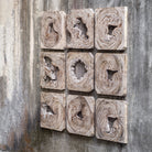 Bahati Wood Wall Art - Set of 9 by Uttermost