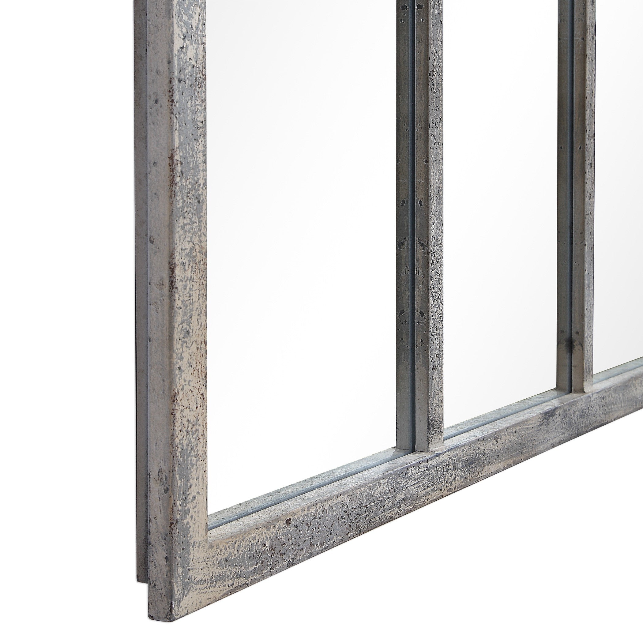 Amiel Ivory Arched Mirror by Uttermost