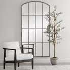 Amiel Ivory Arched Mirror by Uttermost