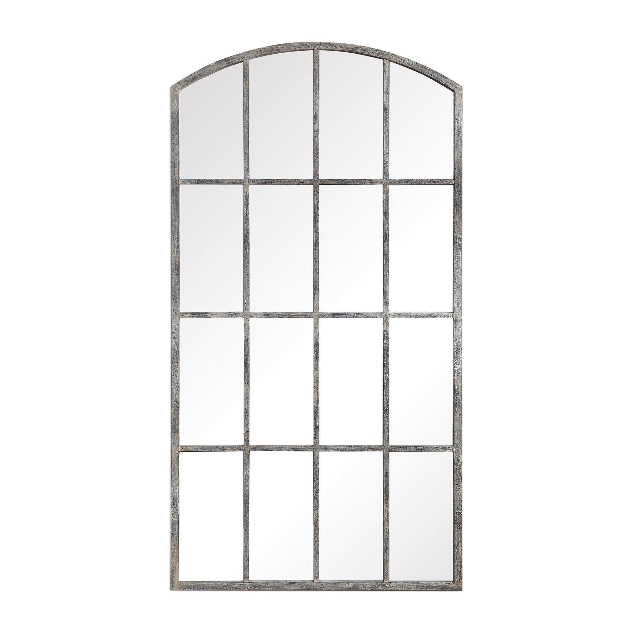 Amiel Ivory Arched Mirror by Uttermost