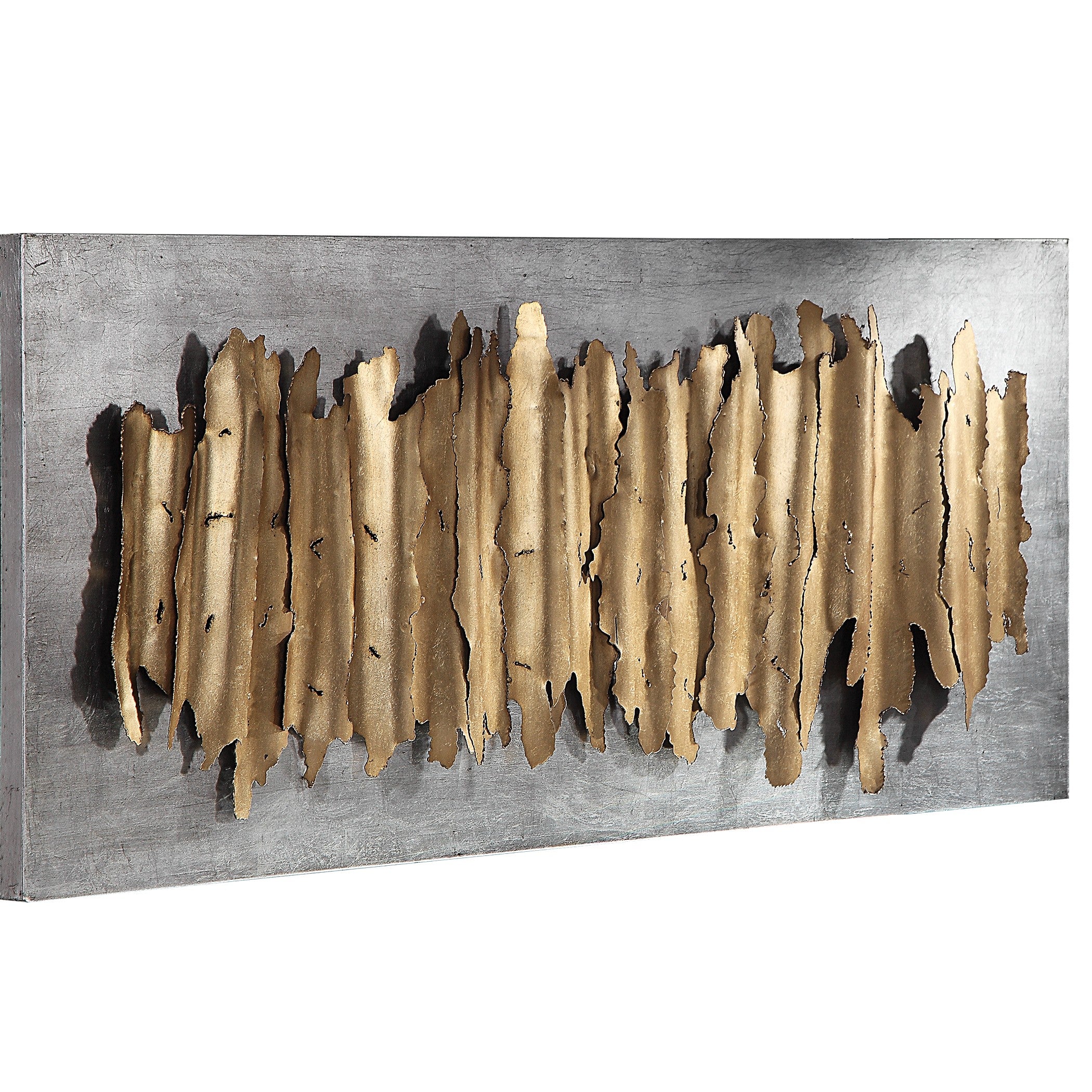 Lev Gold Metal Wall Decor by Uttermost
