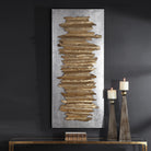 Lev Gold Metal Wall Decor by Uttermost