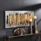 Lev Gold Metal Wall Decor by Uttermost