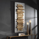 Lev Gold Metal Wall Decor by Uttermost