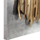 Lev Gold Metal Wall Decor by Uttermost