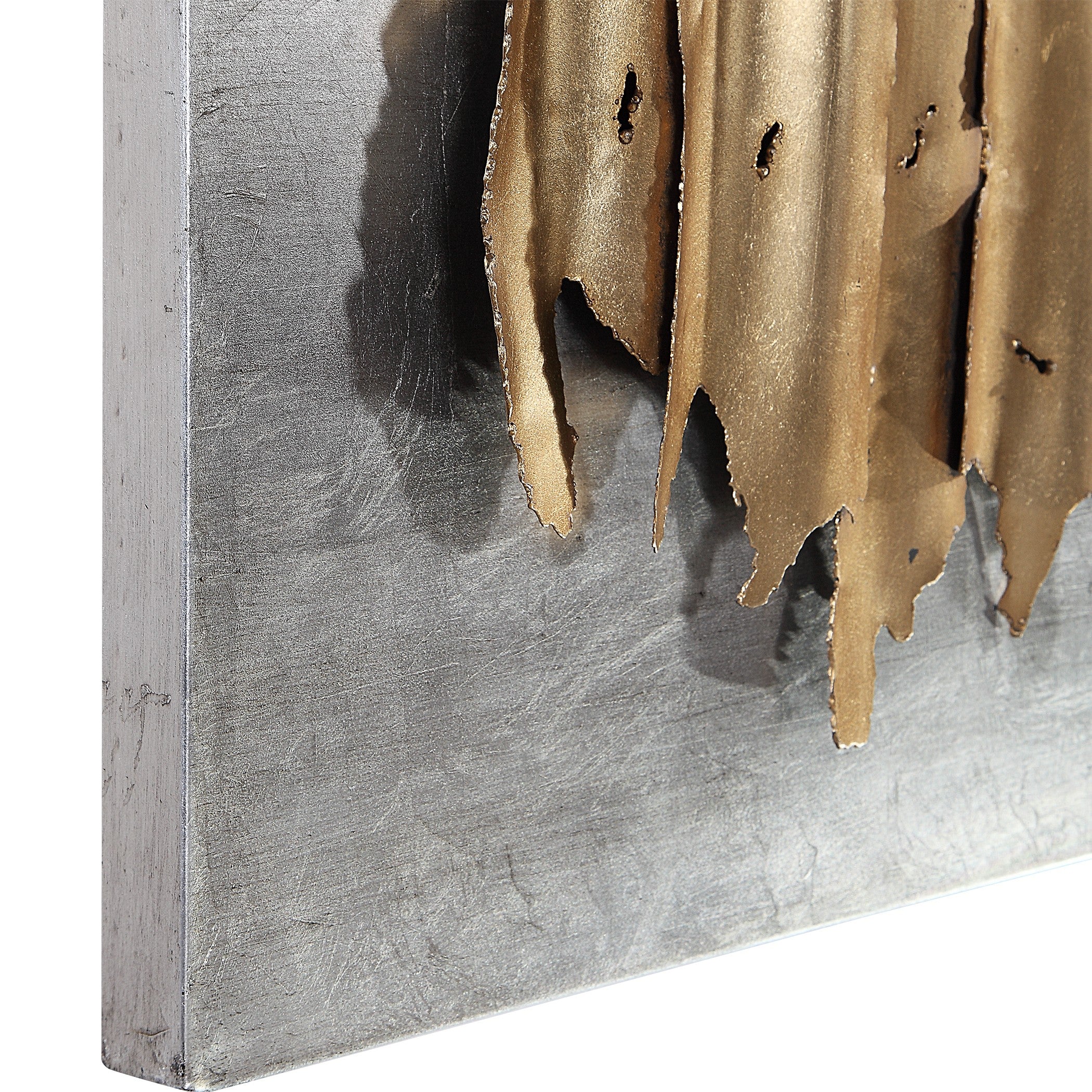 Lev Gold Metal Wall Decor by Uttermost