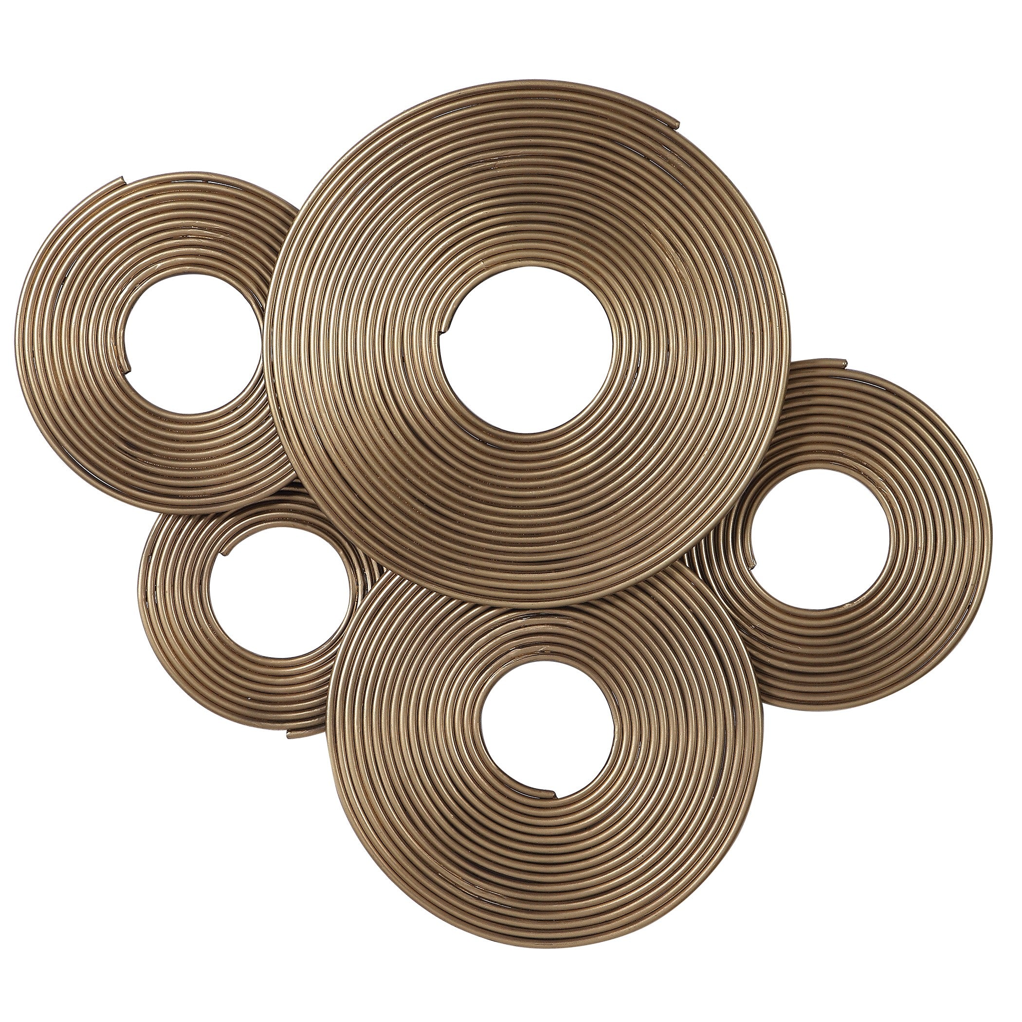 Ahmet Gold Rings Wall Decor by Uttermost