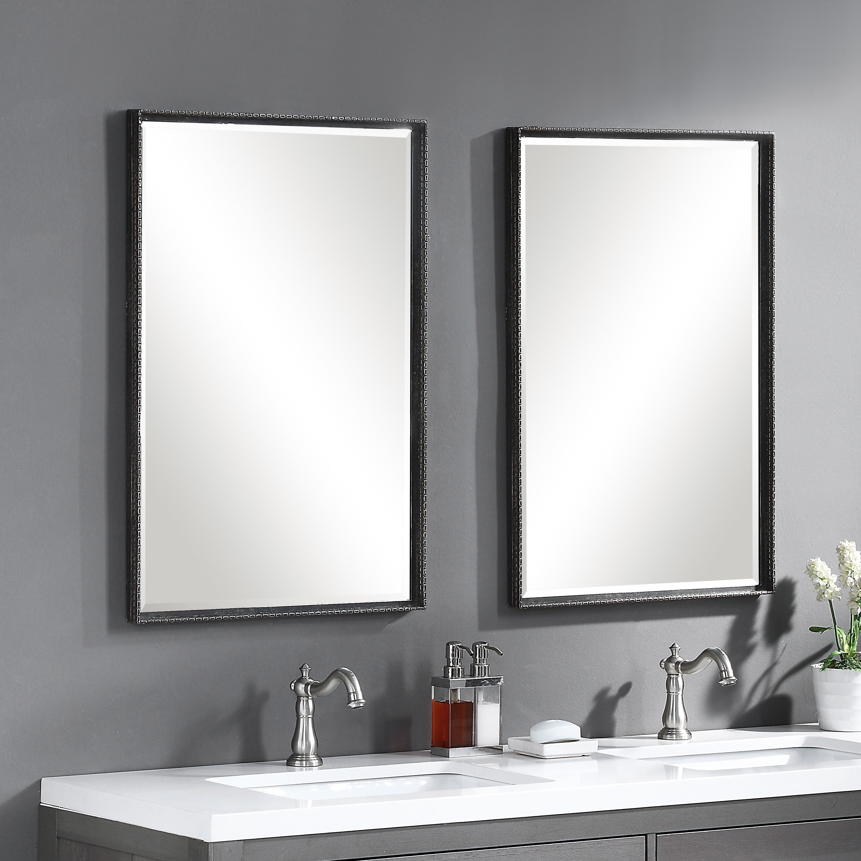 Callan Iron Vanity Mirror by Uttermost