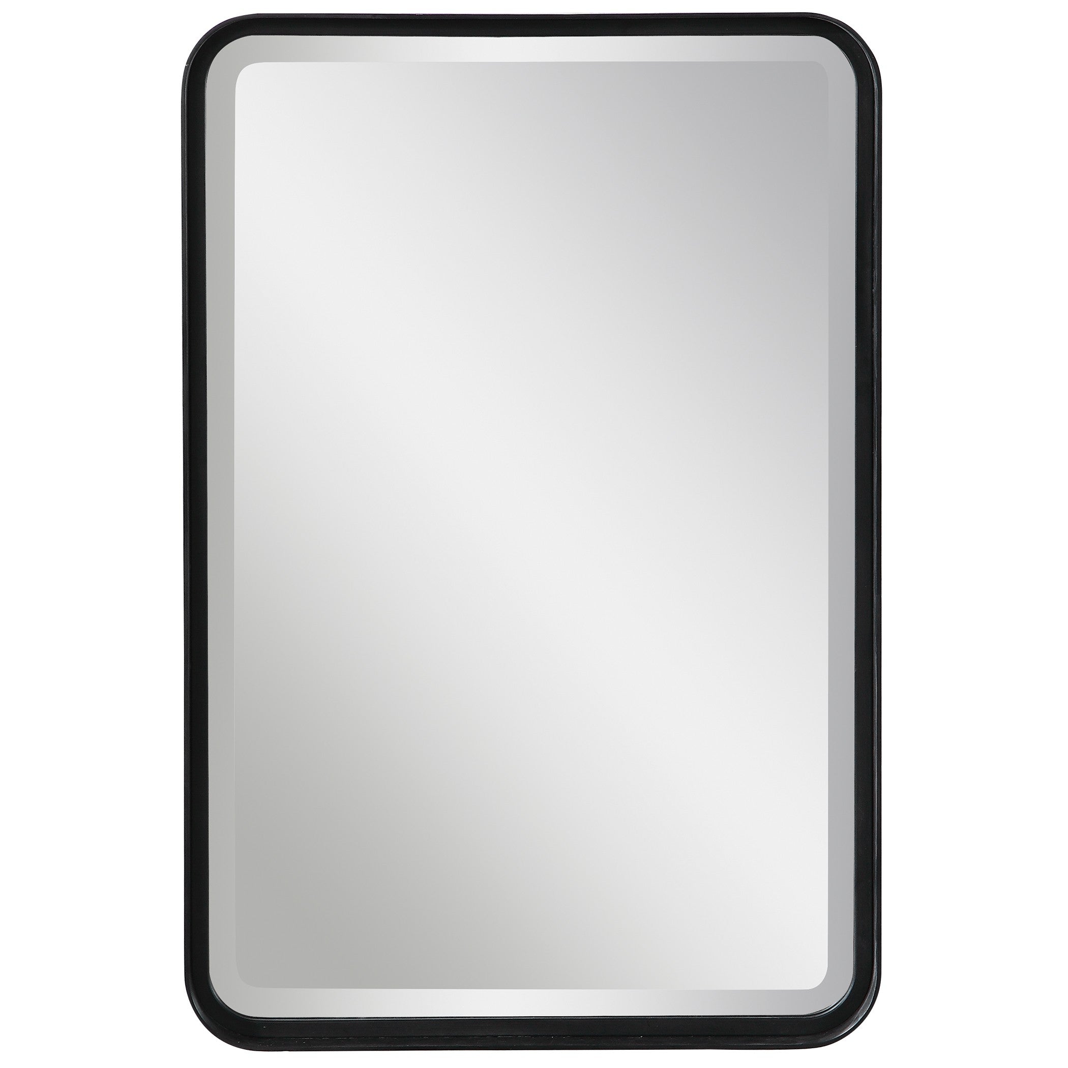 Croften Black Vanity Mirror by Uttermost