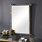 Abanu Rectangular Vanity Mirror in Gold by Uttermost