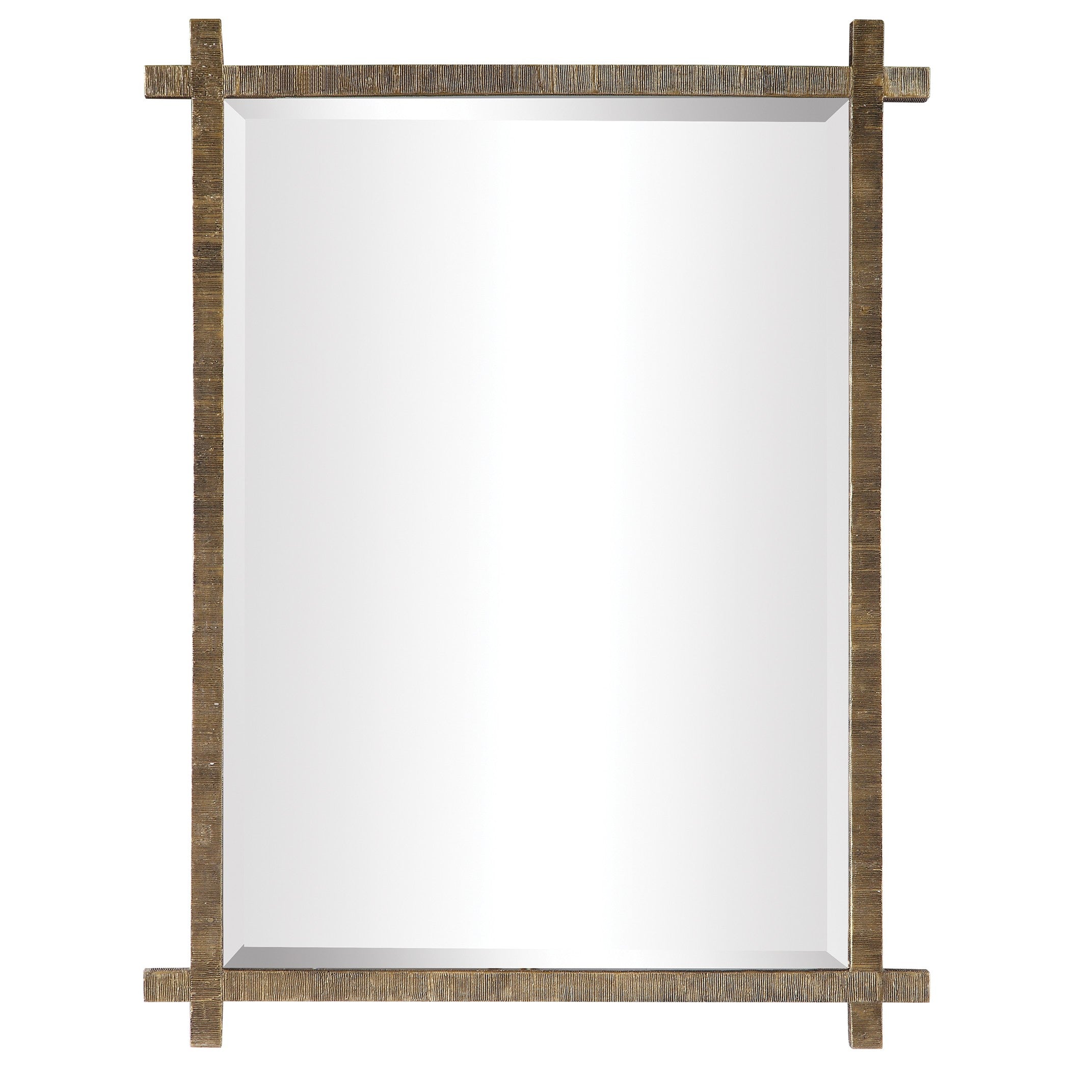 Abanu Rectangular Vanity Mirror in Gold by Uttermost