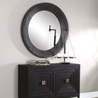Frazier Round Industrial Mirror by Uttermost