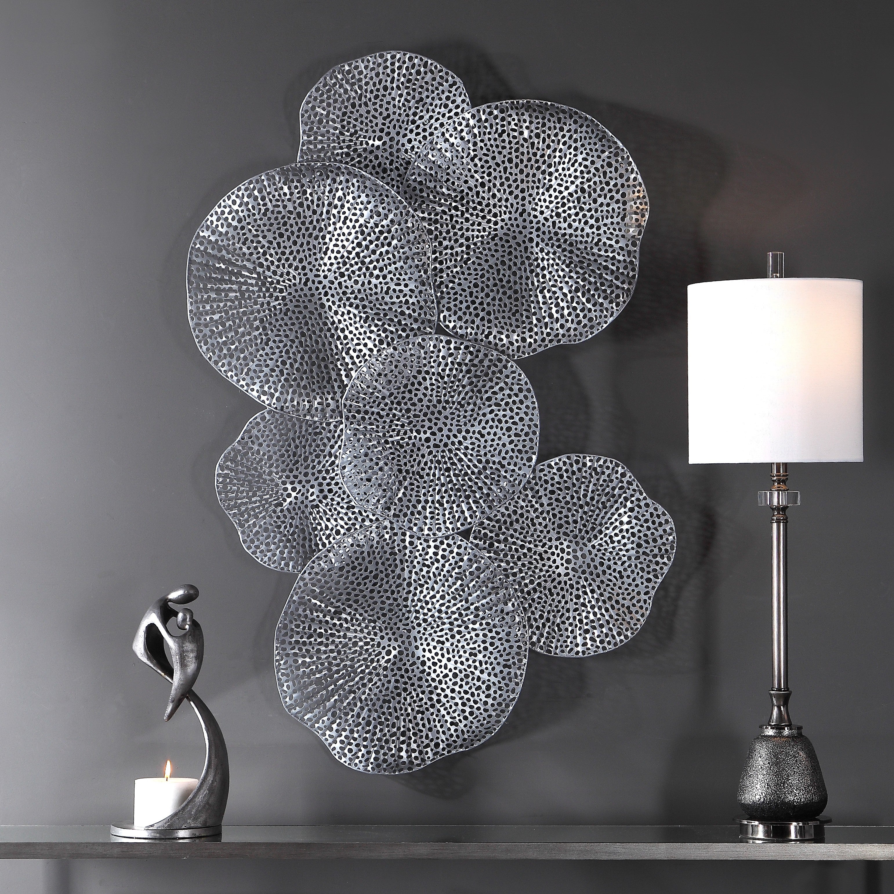 Ripley Pewter Metal Wall Art by Uttermost