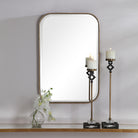 Malay Rectangular Mirror in Antique Gold by Uttermost