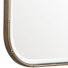 Malay Rectangular Mirror in Antique Gold by Uttermost