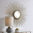 Golden Rays Starburst Mirror by Uttermost