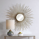 Golden Rays Starburst Mirror by Uttermost