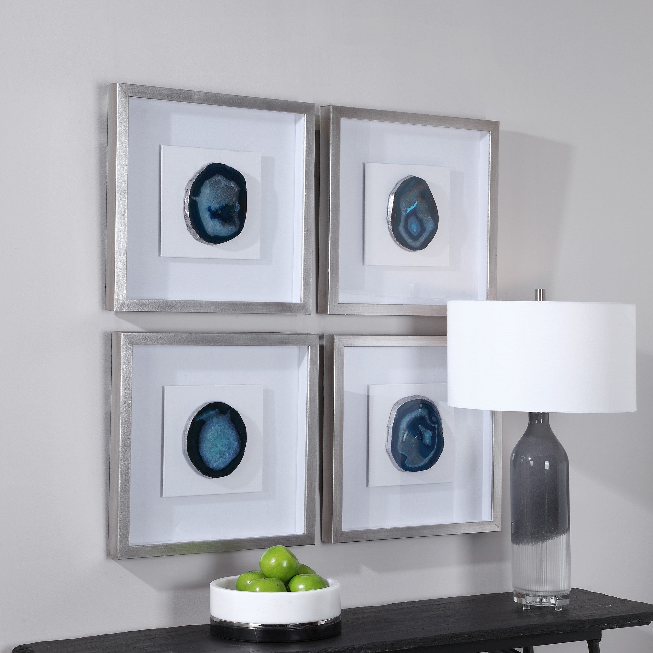 Kalia Blue Stone Shadow Box by Uttermost