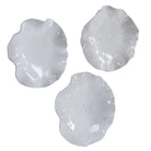 Abella Ceramic Wall-Mounted Bowls in White - Set of 3 by Uttermost