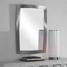 Haskill Brushed Nickel Mirror by Uttermost