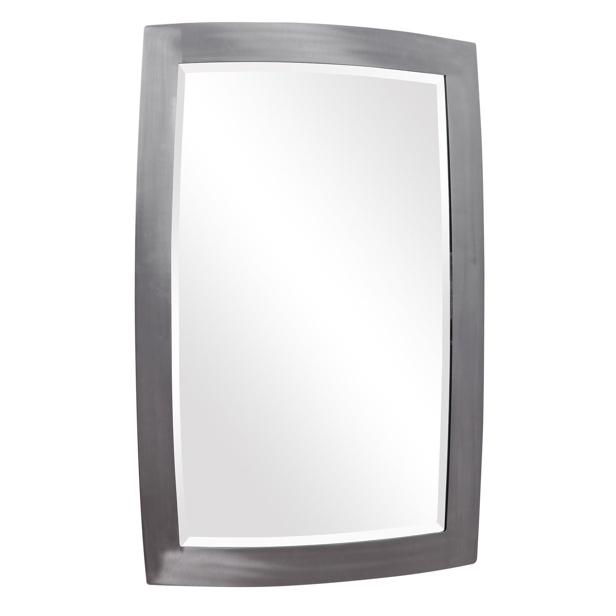 Haskill Brushed Nickel Mirror by Uttermost