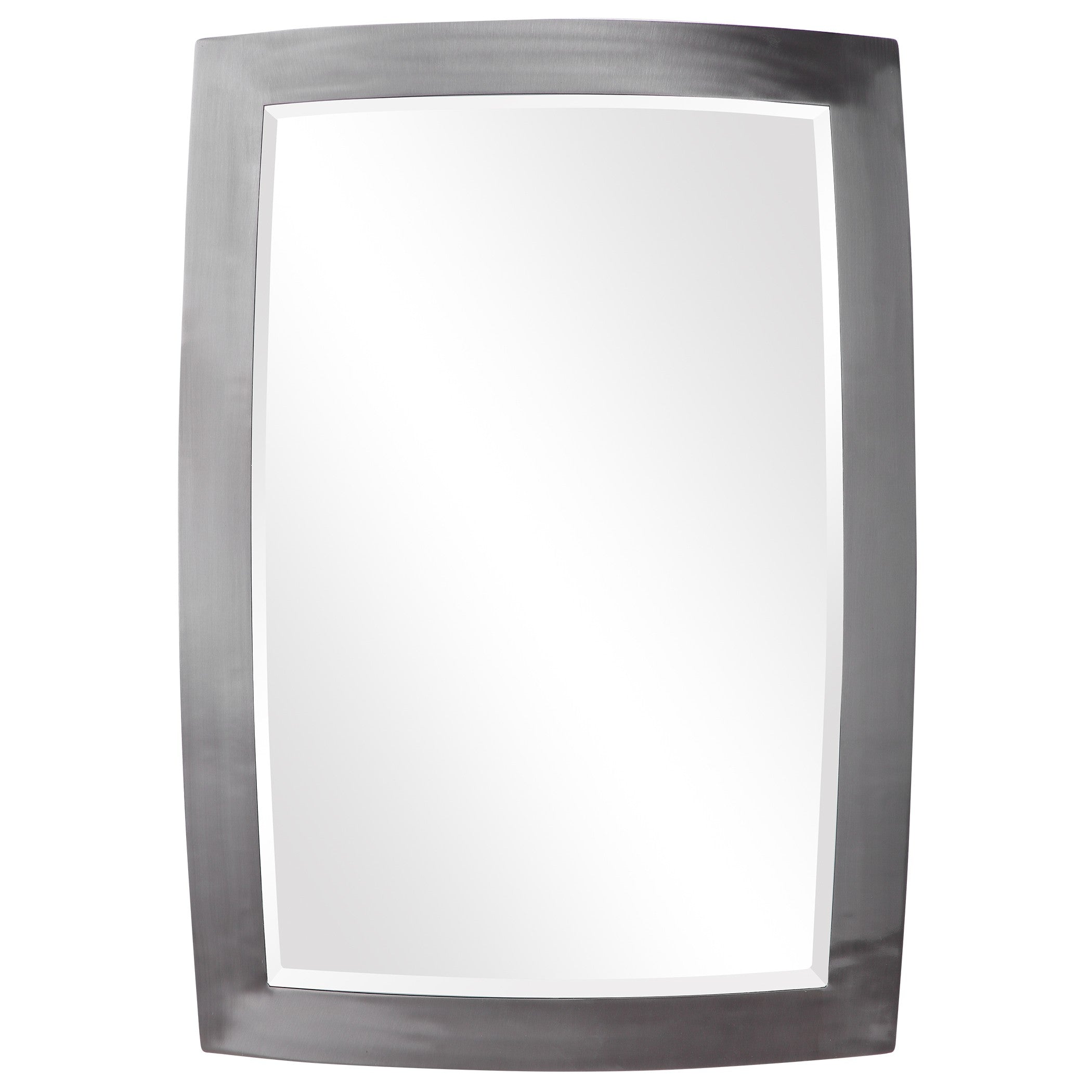 Haskill Brushed Nickel Mirror by Uttermost