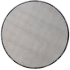 Junius Antique White Round Mirror by Uttermost