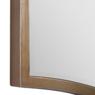 Cerise Square Mirror in Gold by Uttermost