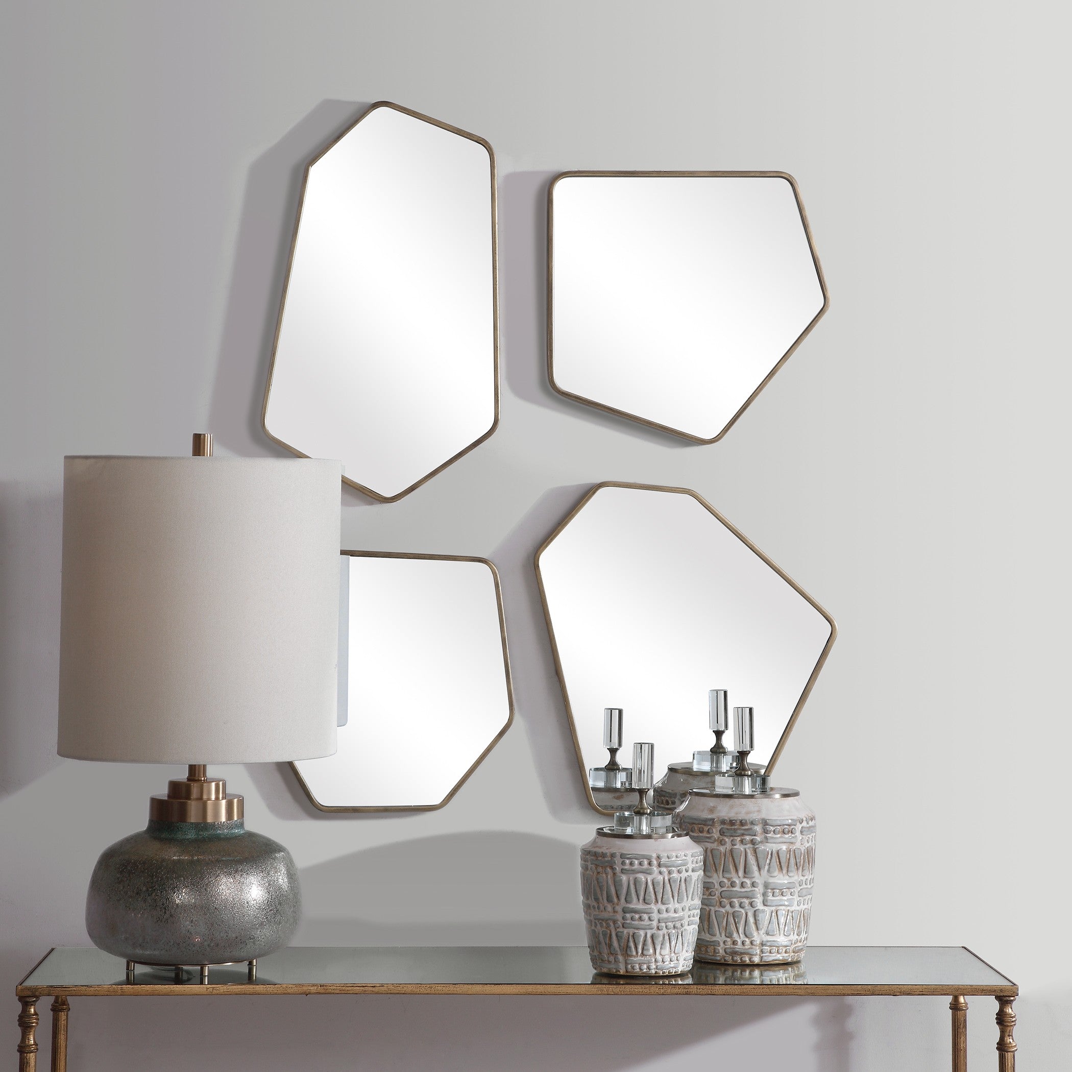 Linneah Modern Mirrors - Set of 4 by Uttermost