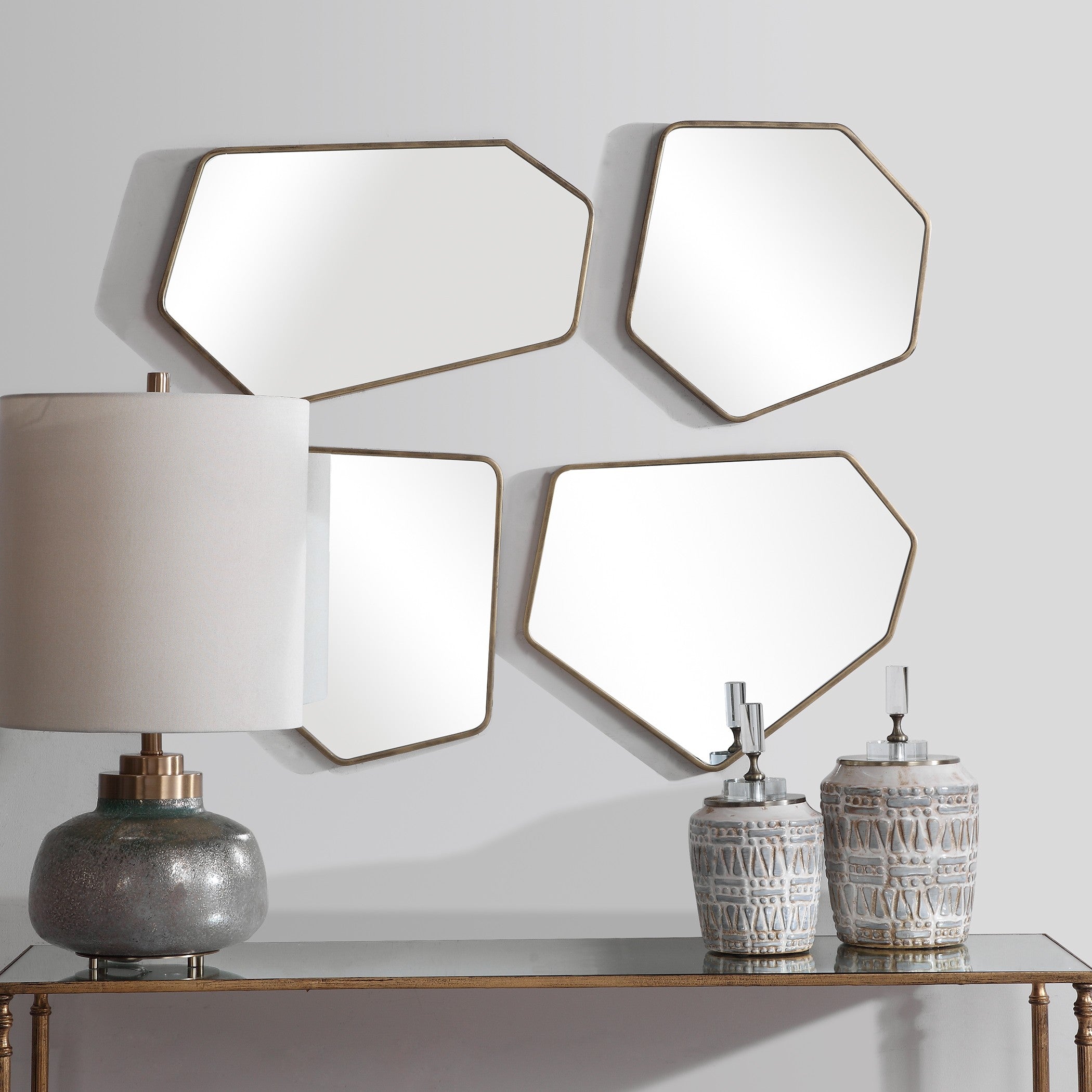 Linneah Modern Mirrors - Set of 4 by Uttermost