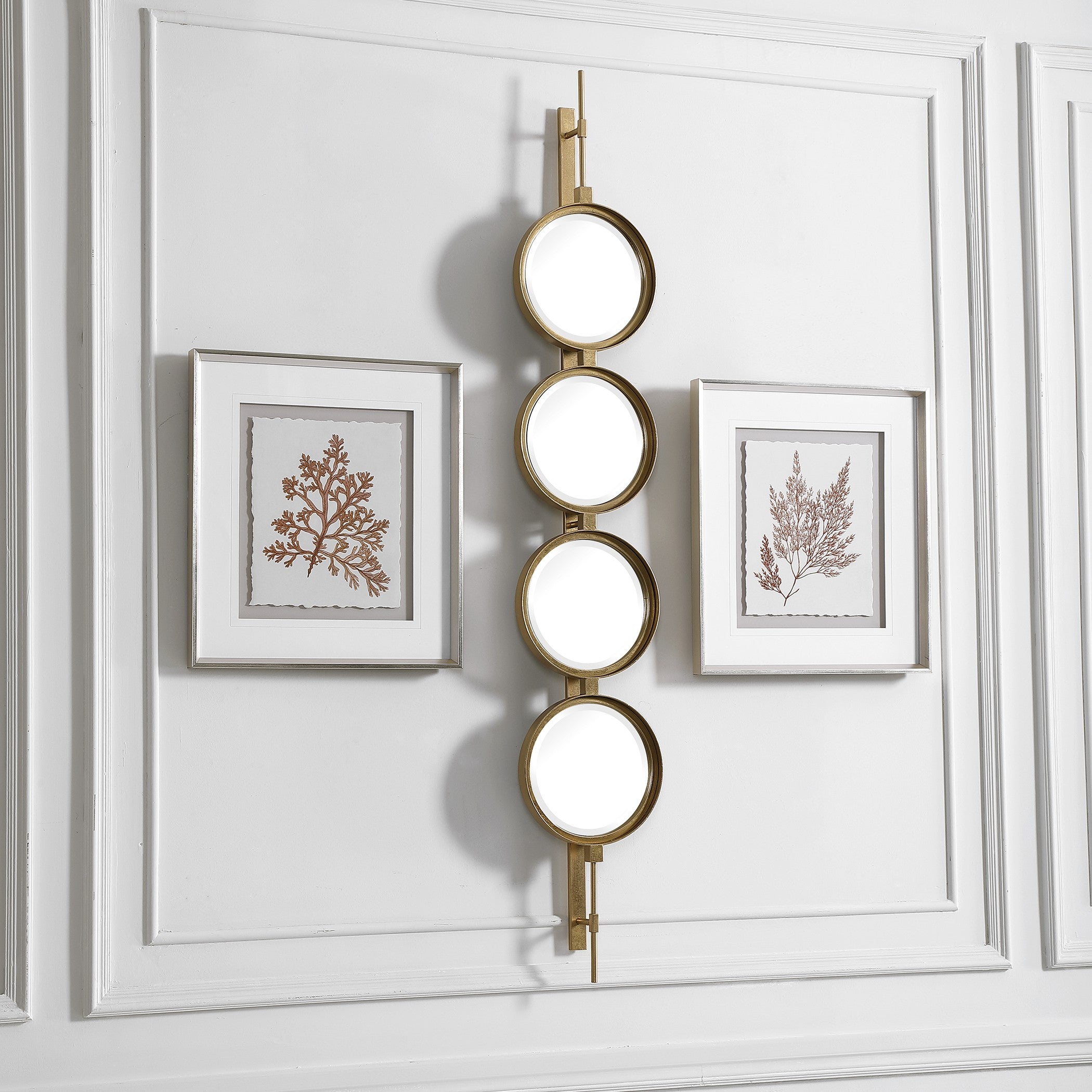 Button Gold Mirror by Uttermost