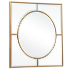 Stanford Square Mirror in Gold by Uttermost