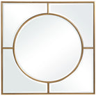 Stanford Square Mirror in Gold by Uttermost