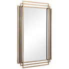 Amherst Brushed Gold Mirror by Uttermost