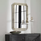 Amherst Brushed Gold Mirror by Uttermost