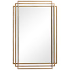 Amherst Brushed Gold Mirror by Uttermost