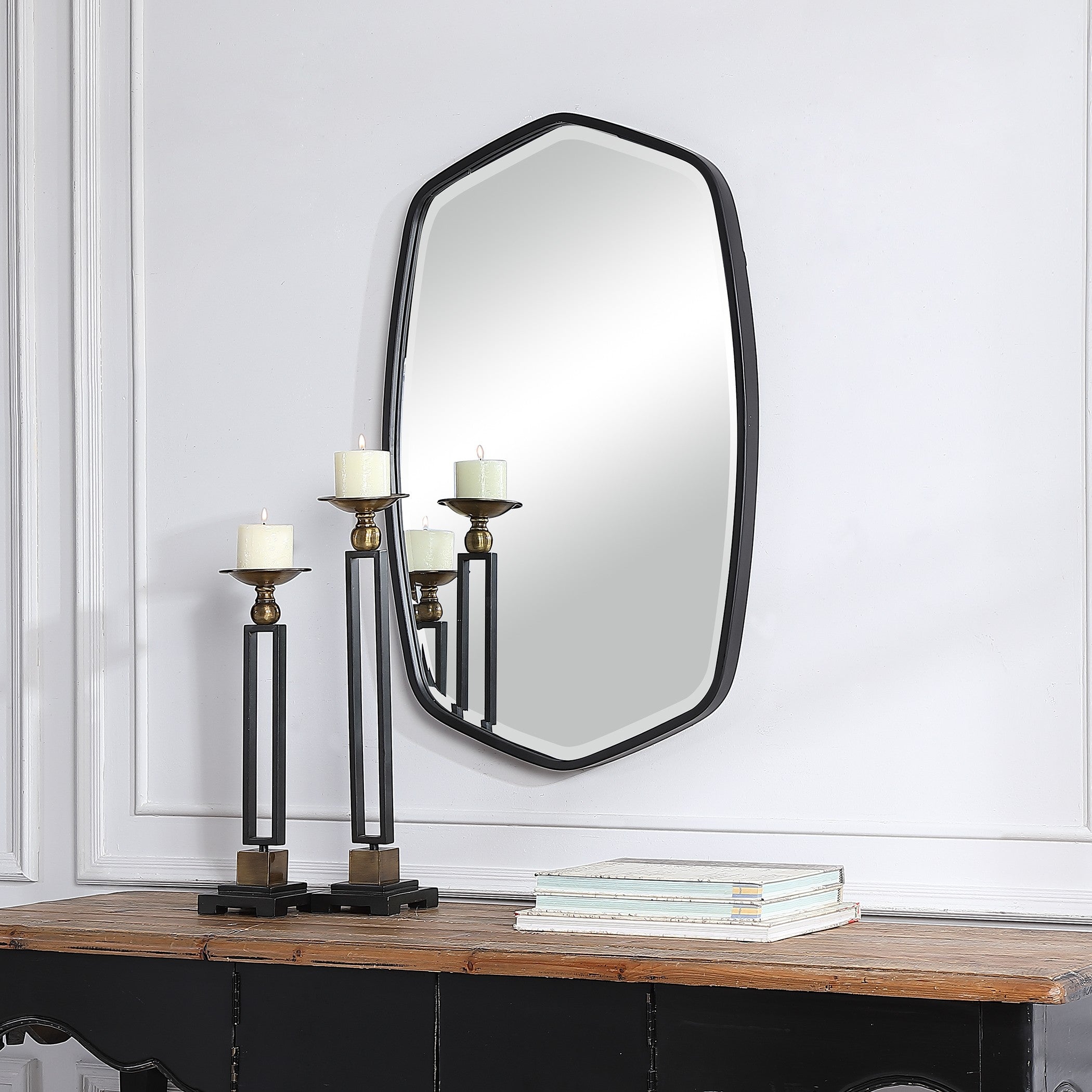 Duronia Black Iron Mirror by Uttermost