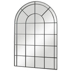 Grantola Black Arch Iron Mirror by Uttermost