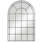 Grantola Black Arch Iron Mirror by Uttermost